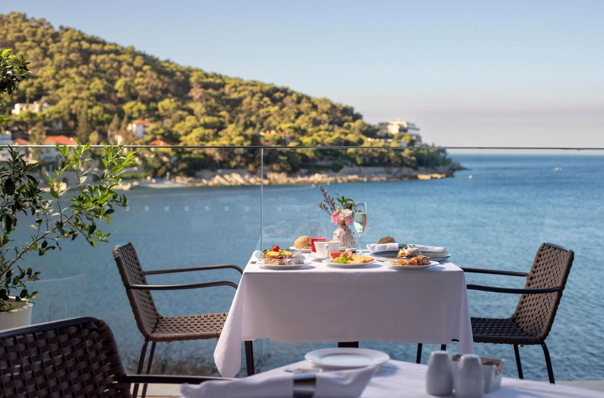 Hotel More (Adults Only) Dubrovnik Bagian luar foto View from the hotel