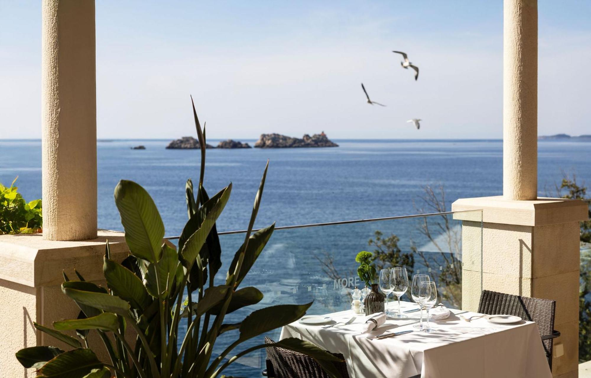 Hotel More (Adults Only) Dubrovnik Bagian luar foto View from the hotel